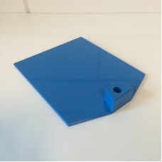 Voetplaat kunststof zwaar blauw Td12021208